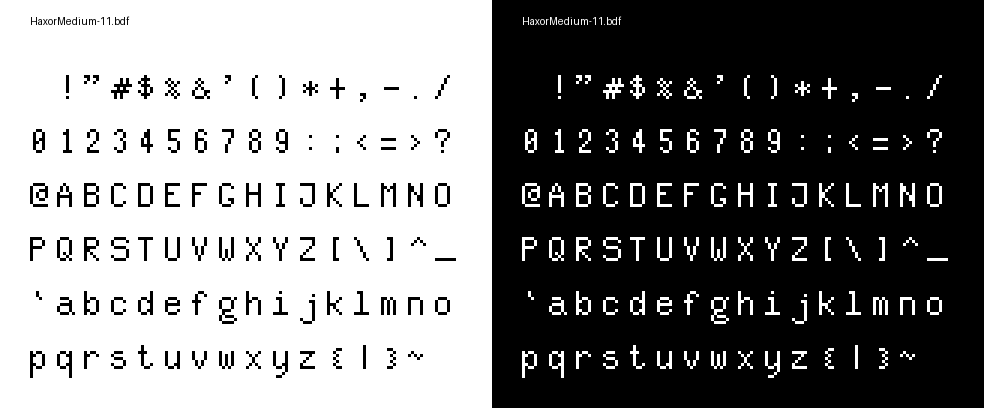 Preview of HaxorMedium-11.bdf