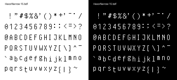 Preview of HaxorNarrow-15.bdf