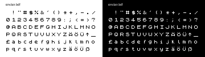 Preview of sinclair.bdf