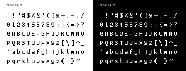 Preview of spleen-5x8.bdf